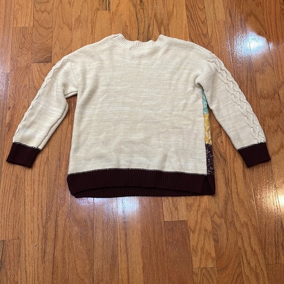 Woman’s Petite Medium Sweater Striped St Johns Bay - Picture 2 of 9